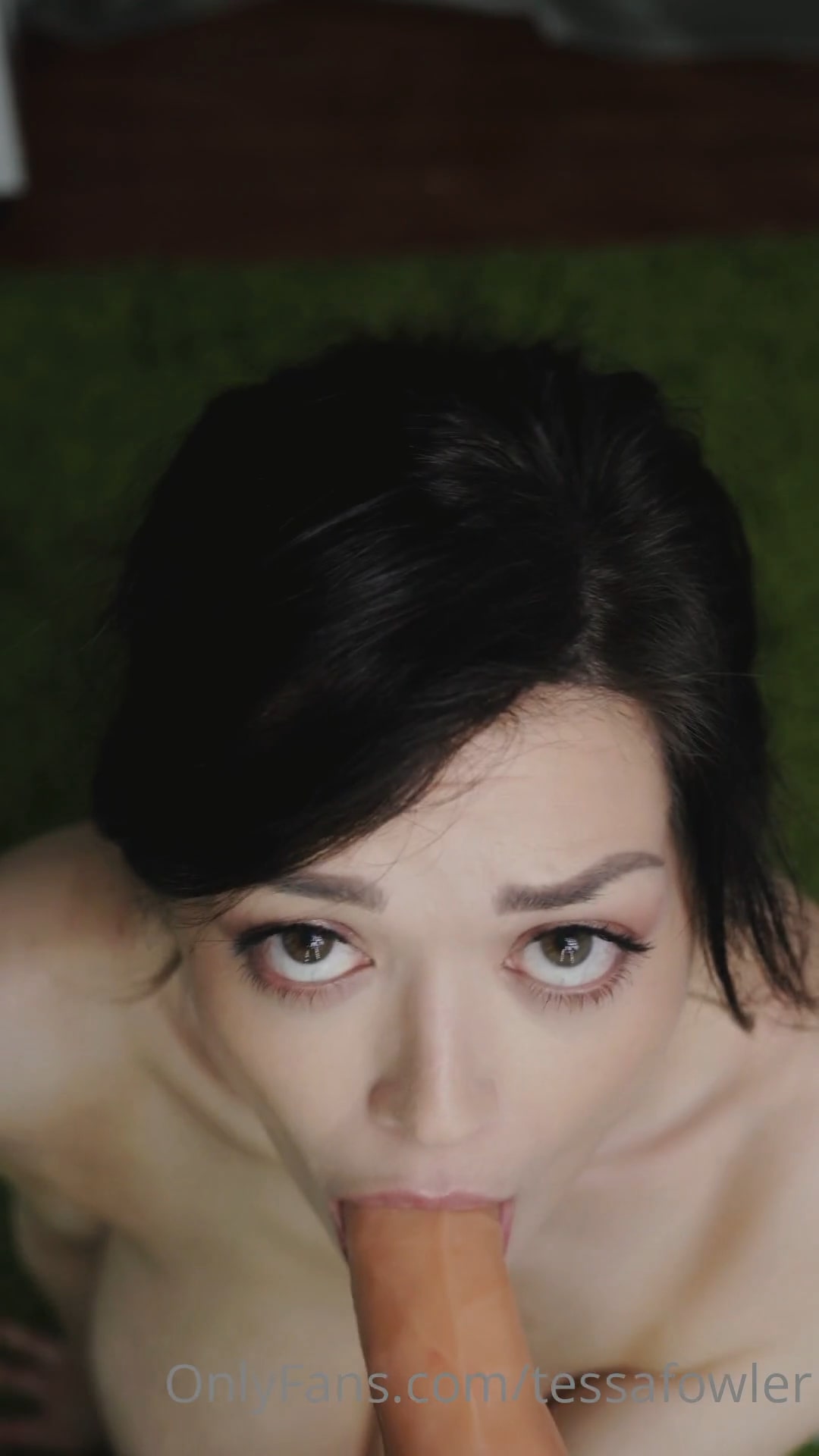 Tessa Fowler POV Dildo Deepthroat Sloppy Blowjob Onlyfans Leak
