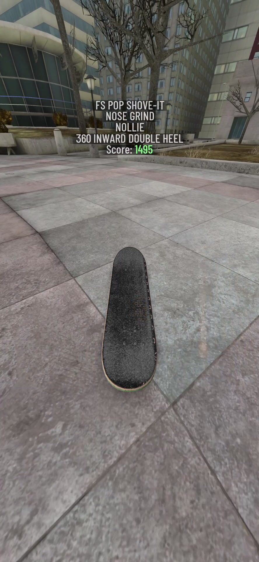 hard board grinds tight little ledge