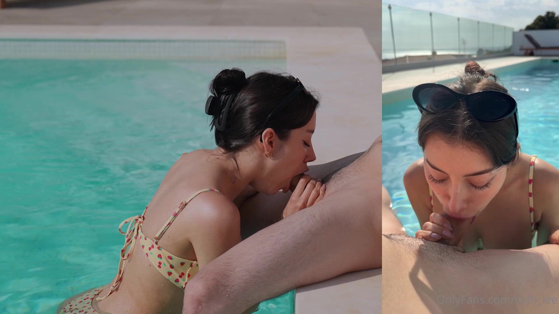 Ruth Lee Hot Summer Swimming Pool Sloppy BJ